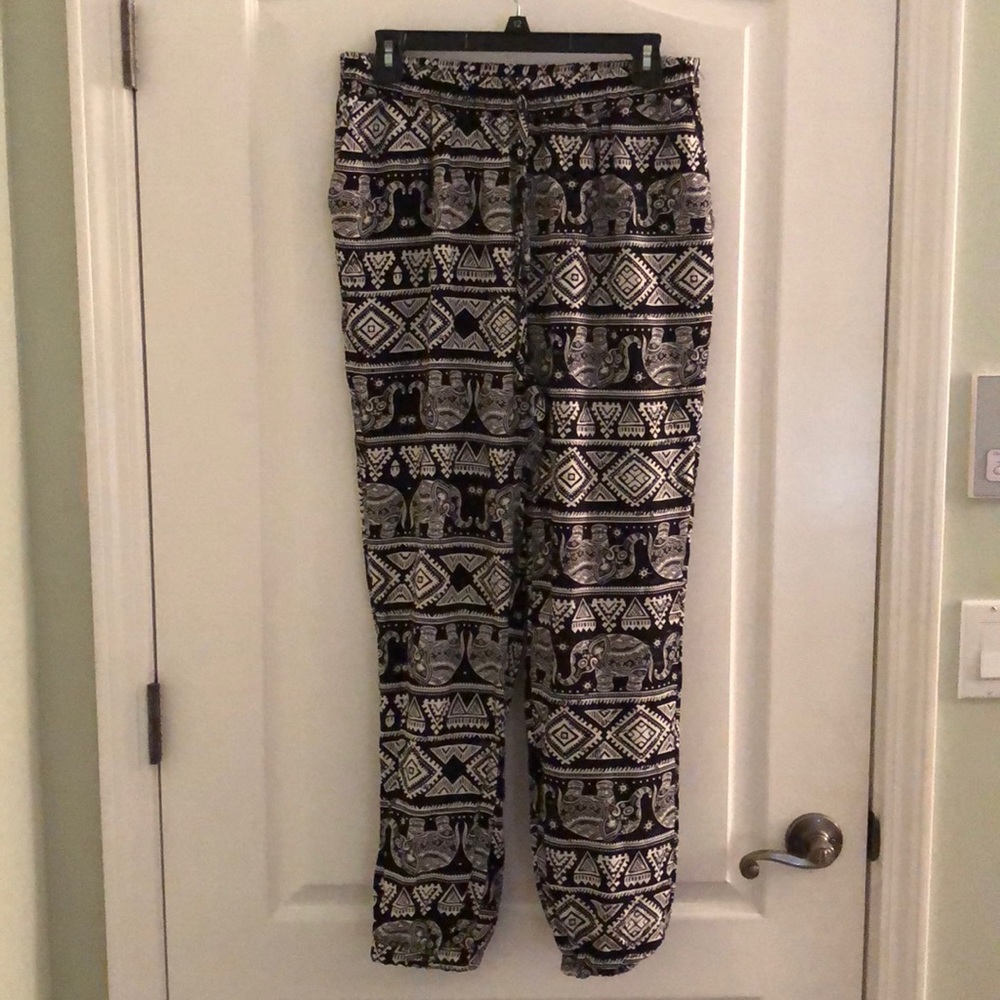 Elephant print Joggers